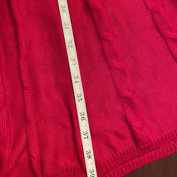 Nine West women’s burgundy cable knit sweater dress A-line, size Small, EUC - Picture 6 of 10